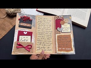 How to make Aesthetic Flap Card || Beautiful Flap Card Tutorial || DIY Card For Birthday