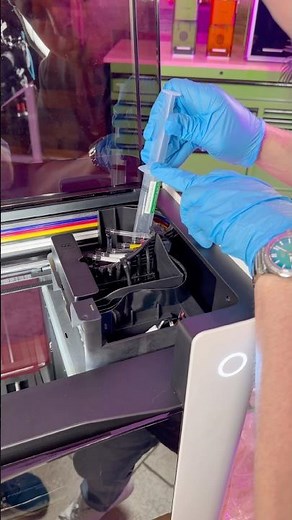 xTool Omni Printer Ink: How to Prime the Print Head with a Syringe 💉