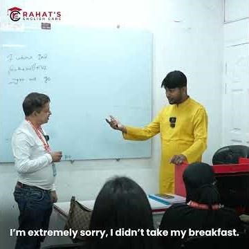 Our students are learning the correct way to answer questions in a very practical way. #rahatseng...