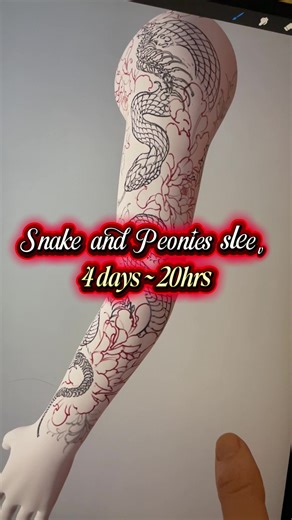 #snake #tattoo #sleeve