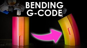 Non-Planar 3D Printing by Bending G-Code — CNC Kitchen