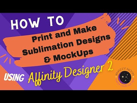 Using Affinity Designer For Tumbler Sublimation Designs and Printing