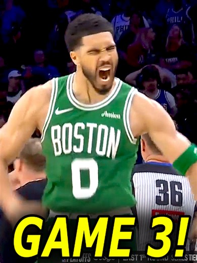 Game 3! | Boston Celtics vs Philadelphia 76ers | hype ang philly legend, Tatum dagger shot!