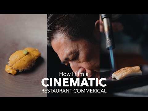 CINEMATIC Restaurant Video Job Shadow | Tips for Beginner Videographers