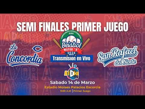 🔴EN VIVO // Semi Finales La Concordia vs San rafael // Pantasma Vs El Cua Departamental Mayor "A"
