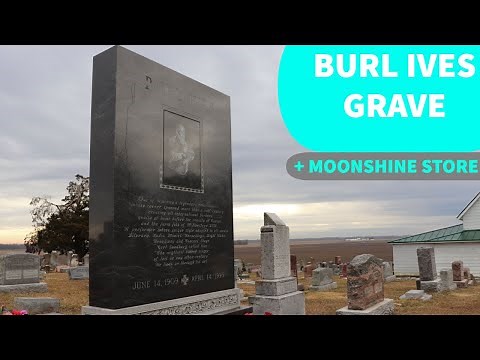 Burl Ives Grave and the Moonshine Store