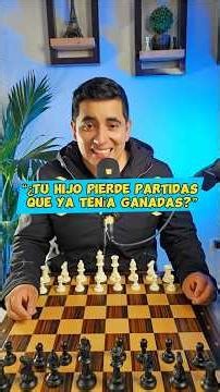 🎯 Is your child losing games they had already won? #chess #ajedrez