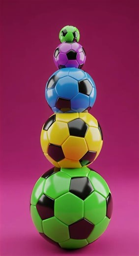 ⚽ Infinite Zoom Football Loop | Satisfying 3D Endless Spin Magic #football #3dart #loop