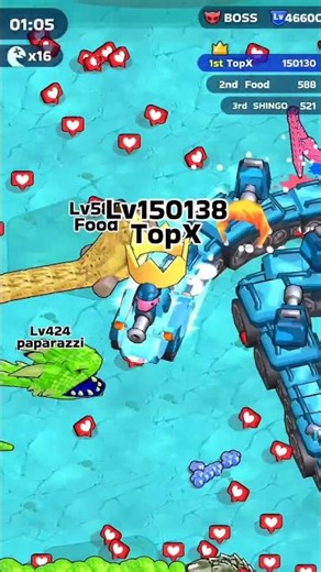 Snake Clash VIP Best Gameplay 1171 #snakeclash #games #viralshorts