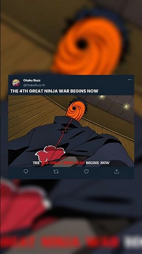 Obito Declares War! | The Start of the Fourth Great Ninja War