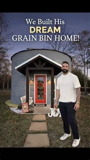 He Built His DREAM HOME Inside a Grain Bin — The Inside Is Incredible!