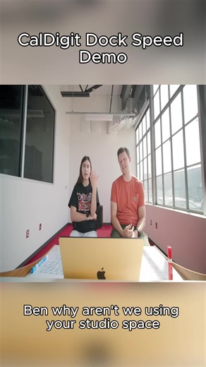 CalDigit Dock Speed Demo