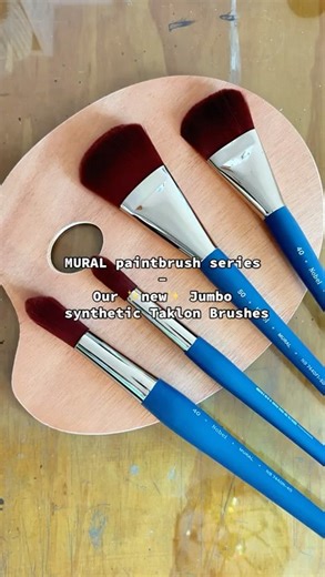 Mural paintbrush series (NEW product launch!) 🖌️✨