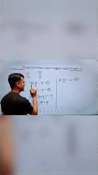 Linear equation in two variables #maths #wordproblems
