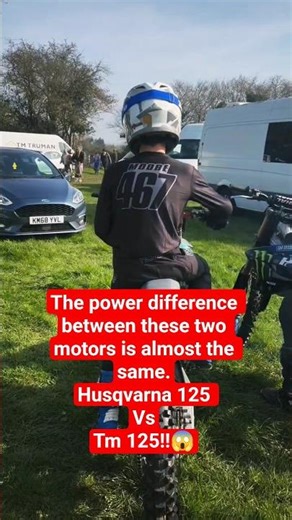 Raw Engine Husqvarna 125 vs tm 125 engine sound check ‼️😱