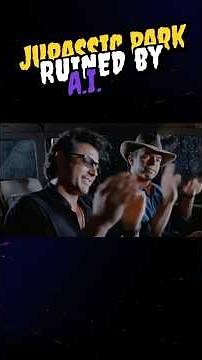 A.I. RUINS Jurassic Park in the Funniest Way Possible #jurassicpark #ruinedbyai #funny #ai #aipoop