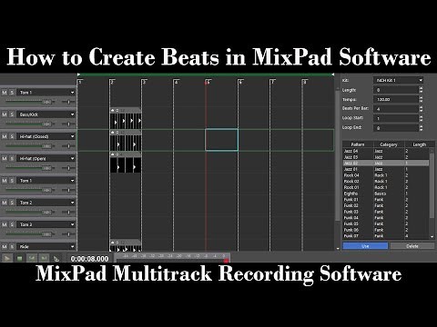 How to Create Beats Using MixPad Multitrack Recording Software #beats #beatmaker #audiorecorder