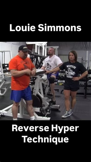 Westside Barbell on Instagram: "In this video, Lou explains how to properly execute reps on the Reverse Hyper. Helping Lou with the demonstration is @queenbeepower, along with Phil Harrington. The Reverse Hyper is an incredible builder of the posterior chain. At Westside, our lower body days often begin and always end on the Reverse Hyper. Check out our YouTube channel where some or our most popular training DVDs are now available for free. #westsidebarbell #conjugatemethod #reversehyper"