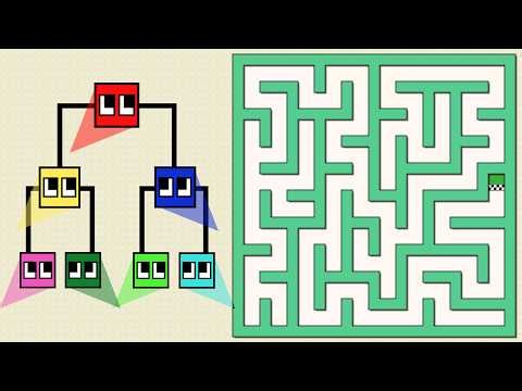 Square Tournament 2 - Square Race in the Maze | Square League