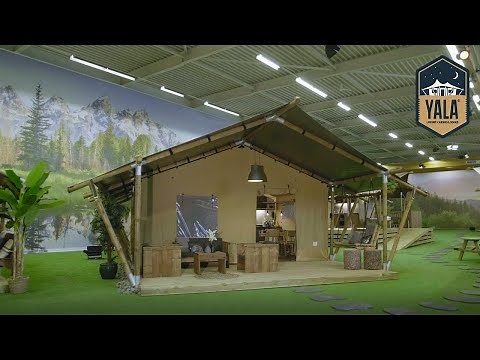 View the Sunshine lodge, inspired by a classic African safari tent | YALA luxury canvas lodges