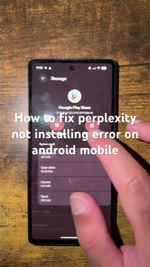 How to fix perplexity not installing error on android mobile