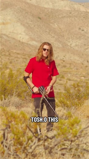 I actually found this metal detector in the desert | metal detector