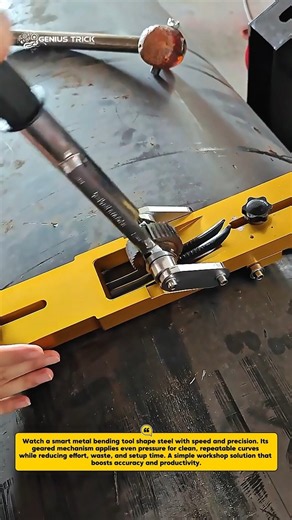 Metal Bending Trick Revealed #Metalworking #WorkshopHacks #DIYTools