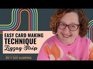 Zigzag Strip Card Technique – Easy Cards with Patterned Paper Scraps