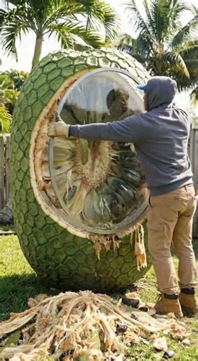 What IS This Fruit! 😳🌿#viral #weird #mystery #oddlysatisfying