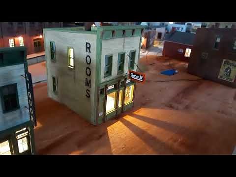 Downtown Structures on My HO Scale Layout