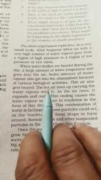 formation of cloud and rain