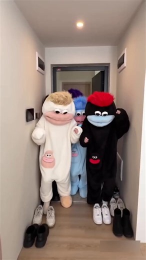 🔥🎭 Novelty Black Cartoon Character Plush Onesie | Warm Cozy Full Body Jumpsuit Sleepwear For Men Women Home Daily #CartoonPajamas #HomeLoungewear #NoveltyOnesie mrr