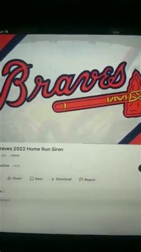 Atlanta Braves 2026 Home Run Horn And Siren!