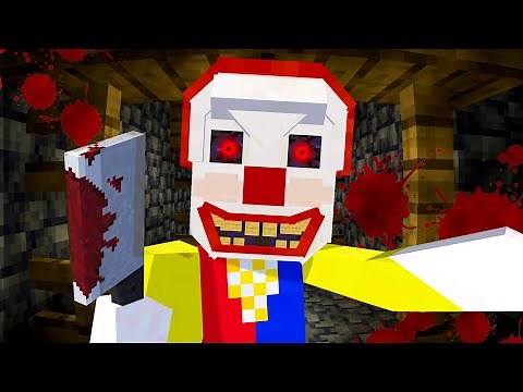 近くに殺人ピエロがいるサバイバル！？【マインクラフト】