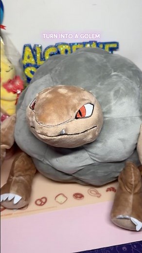This plushie actually EVOLVES! 😱 #pokemon