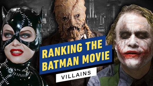 Ranking the Batman Movie Villains