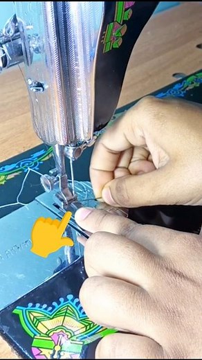 Easy trick for making ruffles 😱😎 #sewingtips #sewinghacks #sewingmachine