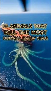 ☠️ 10 Animals That Kill the Most Humans Every Year #nature