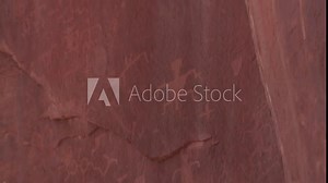 Close up of ancient Native American rock art Petroglyphs, Zions National Park, Utah.