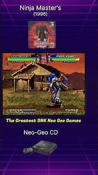 Ninja Master's - NeoGeo CD - The Greateast SNK Neo Geo Games - Sasuke vs Karasu #retrogaming #neogeo
