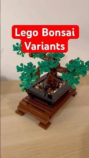 LEGO® bonsai tree variants