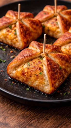 Crispy Egg Puffs with Bread 🥚🍞 | Easy bakery-style snack at home! #eggpuffs #breadsnack #shorts