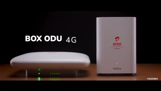 Ne soyez plus jamais à court de connexion ! La Box ODU 4G d'Airtel vous offre une couverture ultra-rapide et sécurisée . Jusqu'à 100 mètres de portée et 100 appareils connectés simultanément. 😳 Bénéficiez de 500Go à 25.000Frs valable 30 jours et de 1000Go à 40.000Frs valable 30 jours en composant *222# Prêt à révolutionner votre expérience internet ? Commandez dès maintenant votre Box ODU 4G Airtel via l'adresse business@ga.airtel.com pour les nouveau client ou votre gestionnaire pour les ancie