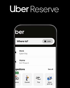 Reserve your ride anytime from 30 minutes to 90 days in advance. T&C apply. | Uber