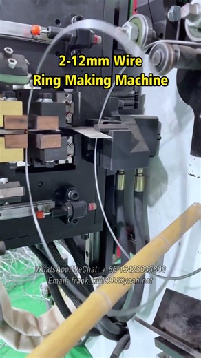 2-12mm Wire Ring Machine, Automatic Wire Ring Making and welding machine Circle Making Machine