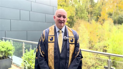 7.8K views · 119 reactions | Ahead of presiding over his first OU degree ceremony, Professor Dave Phoenix shared a message to graduates, as well as some advice for the future. Congratulations to everyone crossing this stage today in Newport! 拾 #OUfamily | The Open University | Facebook