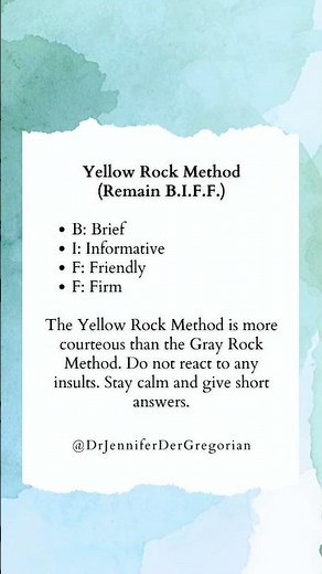 The Difference Between Gray Rock and Yellow Rock Communication Methods