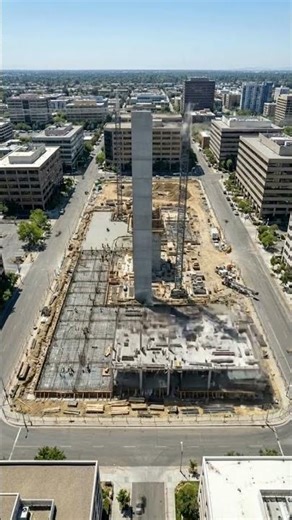 Watch a Massive Office Tower Rise from Scratch 🚧 (Insane Build Process)