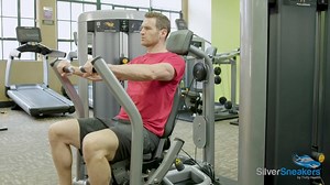 40K views · 167 reactions | The chest press machine should be a staple in your gym workout. Here’s why. #SilverSneakersEOD | SilverSneakers | Facebook