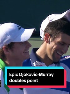 😅 When Murray ruined Djokovic's legendary doubles point | @Miami Open 2011 🎥 ‎⁨@ATP Tour @Tennis TV #tennis #tenis
